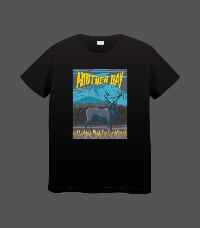 Anhad Another Day Pure Cotton Round Neck Printed T-shirt