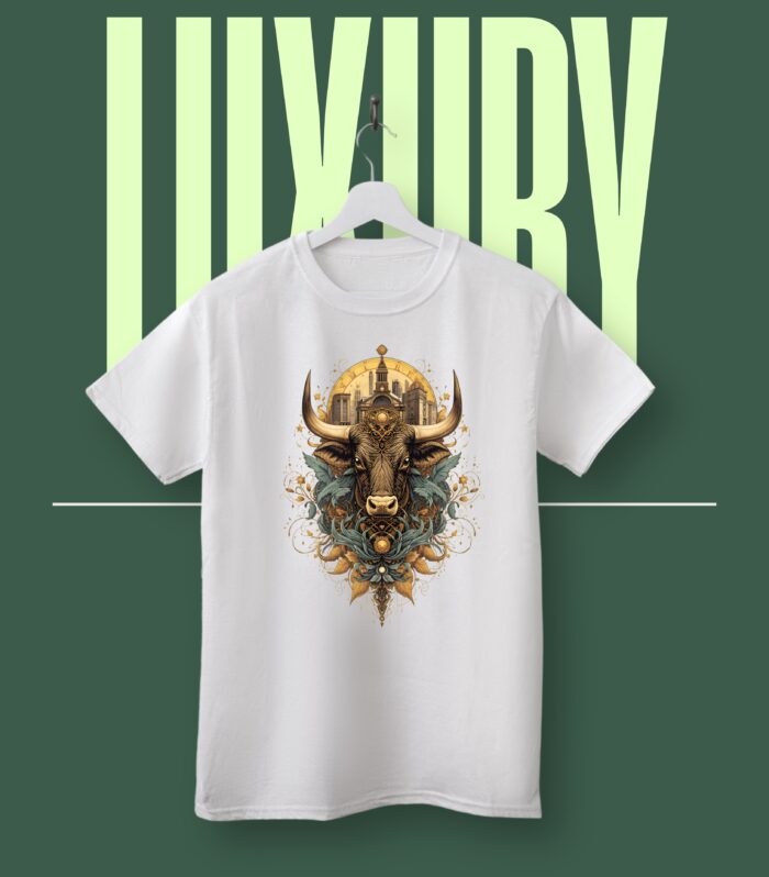 Anhad Regular Bull Pure Cotton Round Neck Printed T-shirt